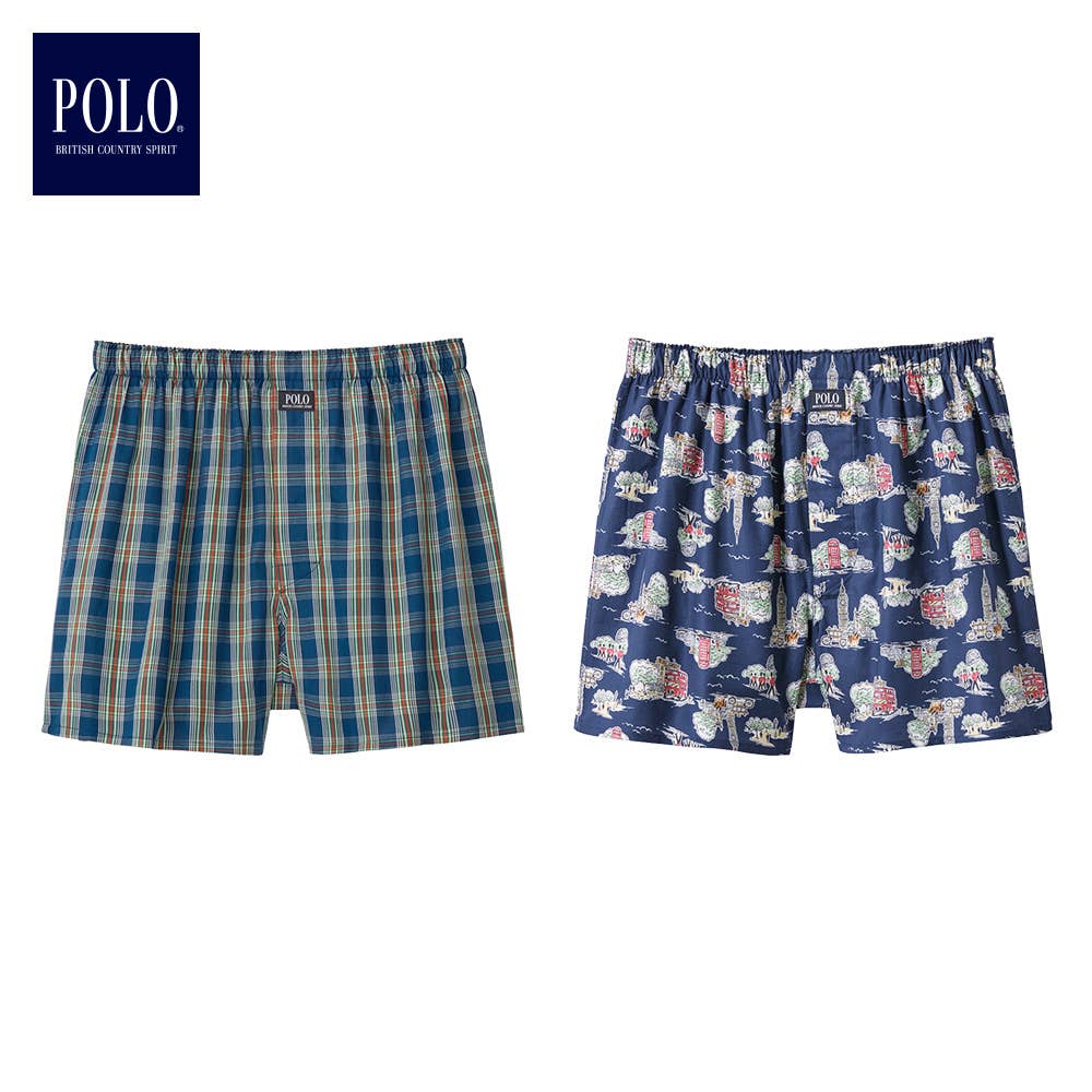 Online-only bargain lucky bag [Trunks (front opening)] 2-color set